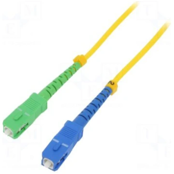 Fiber patch cord | SC/APC,SC/UPC | 5m | LSZH | Opt