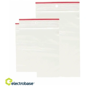 Zip Lock somas, 60x80mm, LDPE, 40mk, 100 gab. Elec