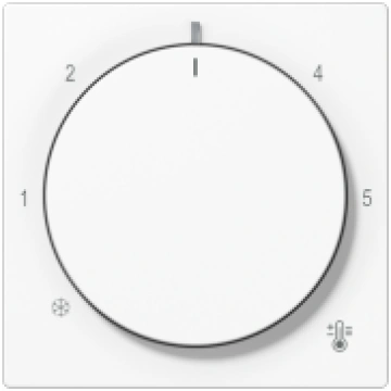 Centrālplate termostatam, balta, A range A1749BFWW