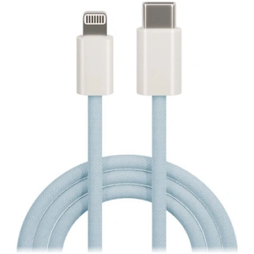 USB kabelis USB-C-Lightning 1m, 20W, zils Maxlife