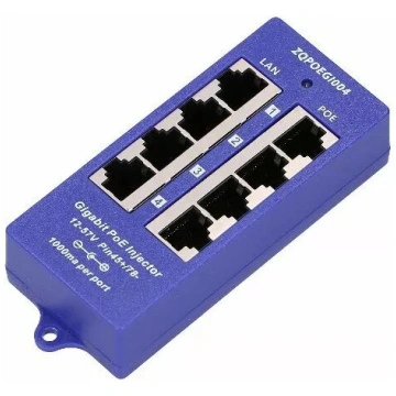 PoE injector OEM POE4PG — 4 porta Gigabit Power ov