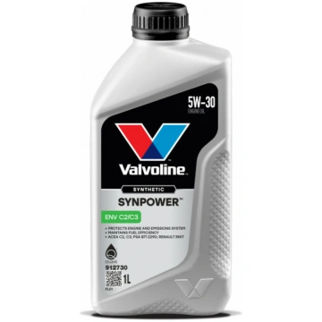 Motoreļļa Synpower ENV C2/C3 5W30 1L, Valvoline, 9