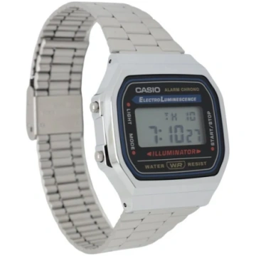 Casio A168WA Watch unisex digital silver