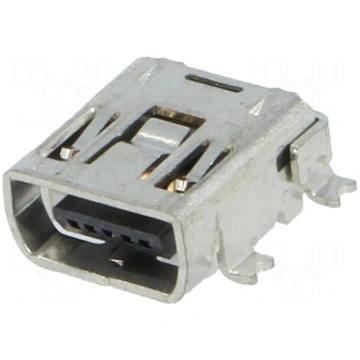 Socket | USB C mini | SMT | PIN: 5 | horizontal EC