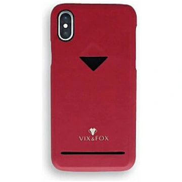 VixFox Card Slot Back Shell for Iphone X/XS ruby r