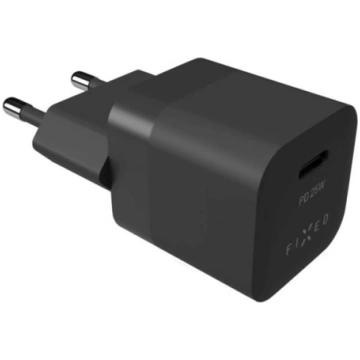 Fixed Mini USB-C Travel Charger, 25W FIXC25M-C-BK 