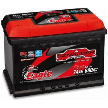 Akumulators Sznajder Eagle Calcium Plus 12V/74Ah/6
