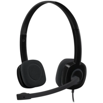 Logitech H151 Stereo headset Black