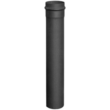 Dūmvadu caurule granulu krāsnīm 80/1000mm melna