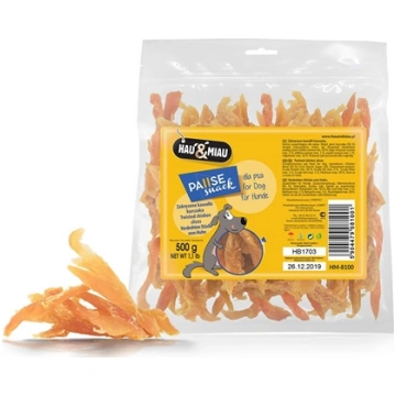 Hau&Miau HM Przysmak psa suszone miso kurczaka 94%