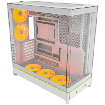 Montech HS02 PRO, tower case white, tempered glass