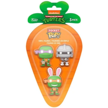 Funko 3-Pack Carrot Pocket Pop!: Teenage Mutant Ni