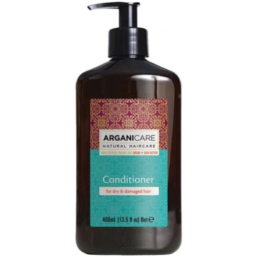 Kondicionieris Arganicare Shea Butter sausai un bo