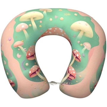 Dream Mushroom Memory Foam ceļojuma spilvens – kak