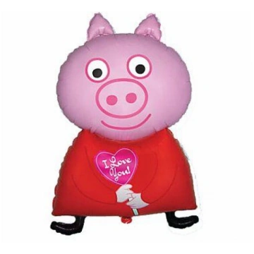Cūciņa Peppa, Sarkana, (61 cm) GoDan BP-71516