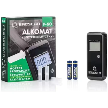BACscan F-50 alcohol tester 0 - 4% Black (F-50; Al