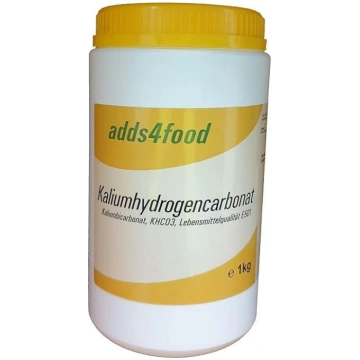 1 kg kālija hidrogēnkarbonāta (kālija bikarbonāta)