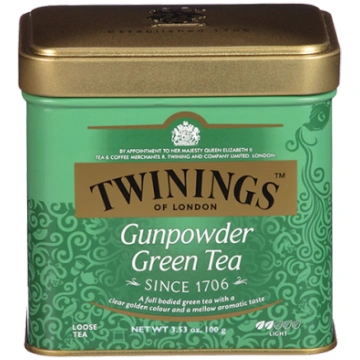 TWININGS GUNPOWDER zaļā tēja, 100g