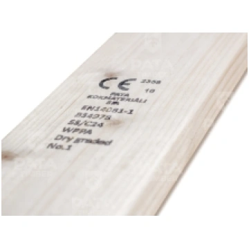 Kalibrēts ēvelēts dēlis, Egle, 45 x 95, KD18%, C24