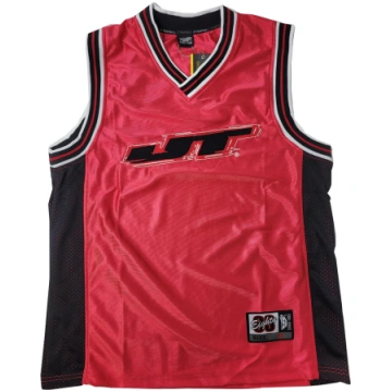 JT Paintball Basketball Jersey - Red / Black