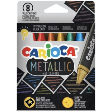 Vaska krītiņi CARIOCA Metallic 8 gab