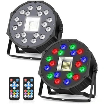 MOSFiATA Party Light RGB LED Par Headlight Strobos