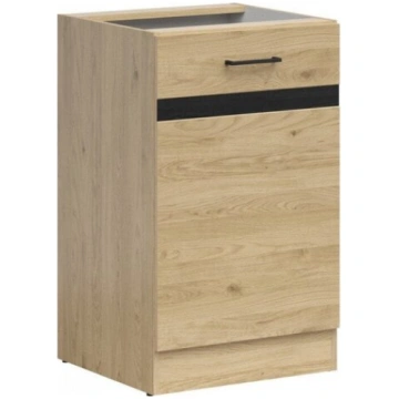 Virtuves skapītis Junona Line, brūns Black Red Whi