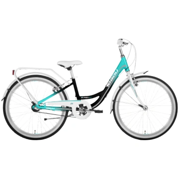 Meiteņu velosipēds TABOU Queen 24 Nexus, melns-tir