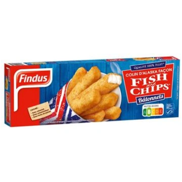 Saldētas mintaja filejas nūjiņas panējumā FINDUS 3