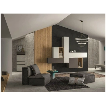 Modular wall unit SLIM 108 By Dall'Agnese