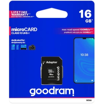 Goodram Microcard 16 GB micro SD atmiņas karte HC/