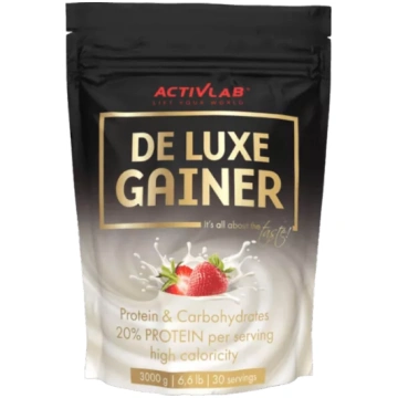 ACTIVLAB Deluxe Gainer Strawberry maisījums, 300 g