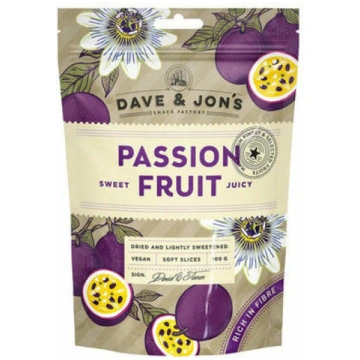 Žāvēta marakuja 100g, Dave and Jon's