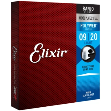 Elixir 11600 Banjo Nanoweb Light