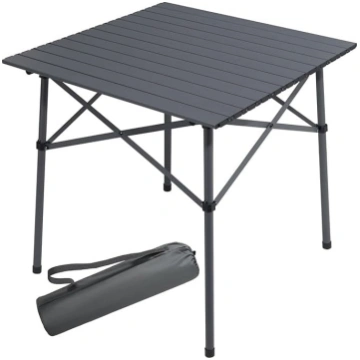 Portal Folding Camping Table Silver ANEB0DHRNQQ5BT