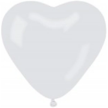 Baloni 44cm, GEMAR - balta sirds 44S
