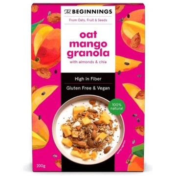 Granola THE BEGINNINGS Auzu mango, 200g (450-13030