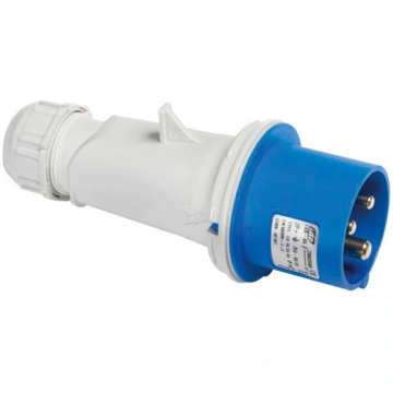 IDE kontaktdakša 2P+E 230V 32A IP44 zila, 02104