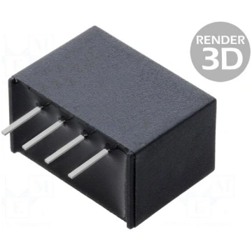 Converter: DC/DC | 3W | Uin: 5V | Uout: 5VDC | Iou