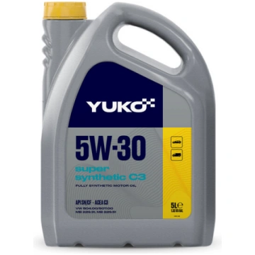 Yuko Super Synthetic C3 5W-30 sintētiskā motoreļļa