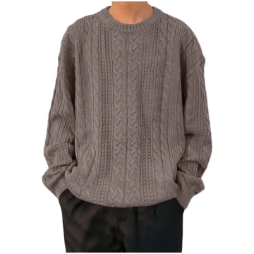 Mymyguoe Vīriešu Pulovers Oversized Baggy adīts dž