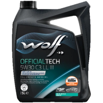 WOLF OFFICIALTECH 5W30 C3 LL III 5L