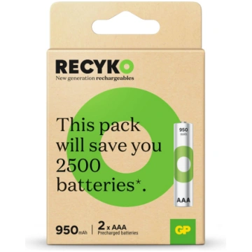 BATERIJAS UZLĀD.950MAH AAA RECYKO 2GAB Buvmix