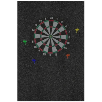 Dart Board Wall Protector, filca dartu atbalsta pa