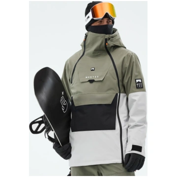 Montec Doom Snowboard Jacket Men Greenish/Black/Li