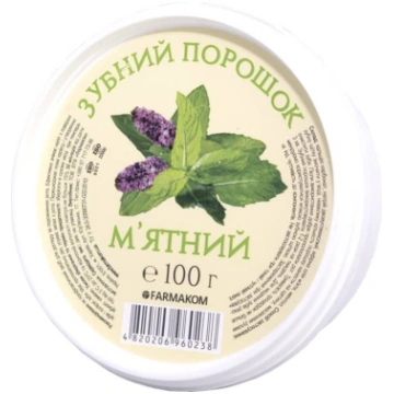 Zobu pulveris UA Piparmētru 100g Viola Farma