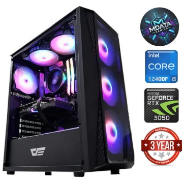 Dators Mdata Gaming Core I5-12400f 16gb 1tb Ssd Rt
