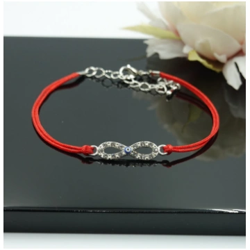 Aproce Red Cotton Rhodium Infinity LB-1503