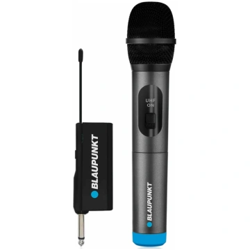 Bezvadu mikrofons Blaupunkt WM40U, zila krās