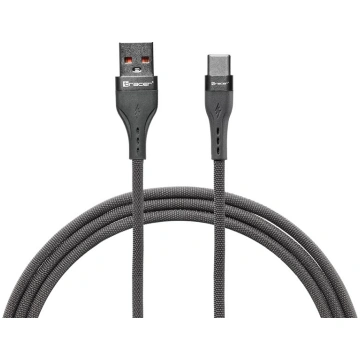 Tracer 47487 USB A - Type C M/M 1m Cable Grey | T-